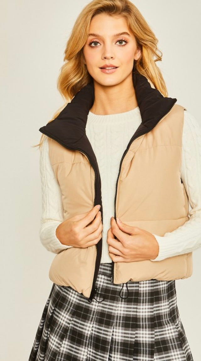 Reversible Puffer Vest